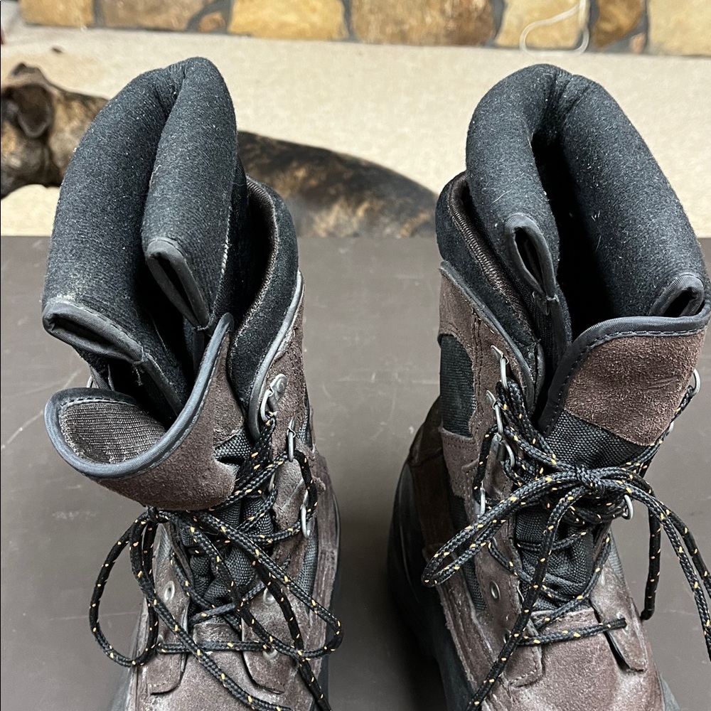 LaCrosse winter insulated Black and Brown iceman Boots 12 - Picture 6 of 9